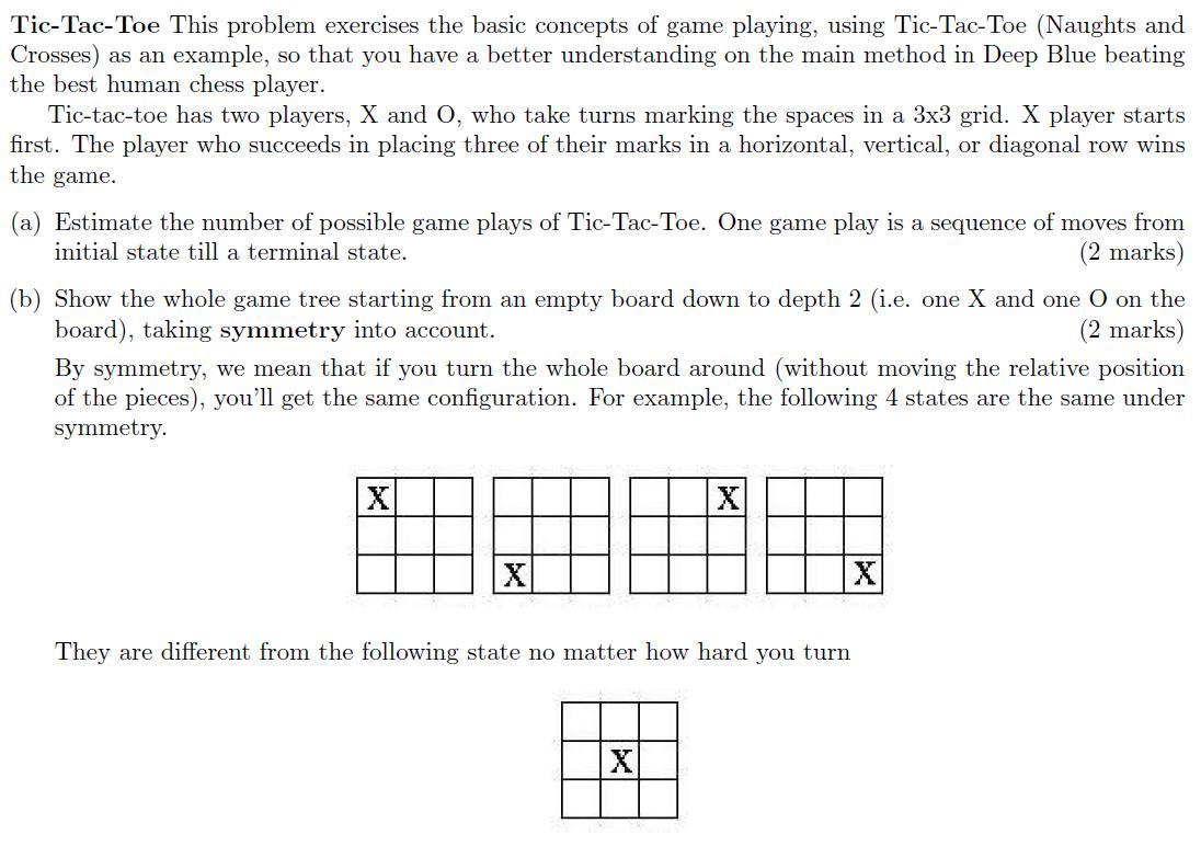 Tic-tac-toe, the other way around!