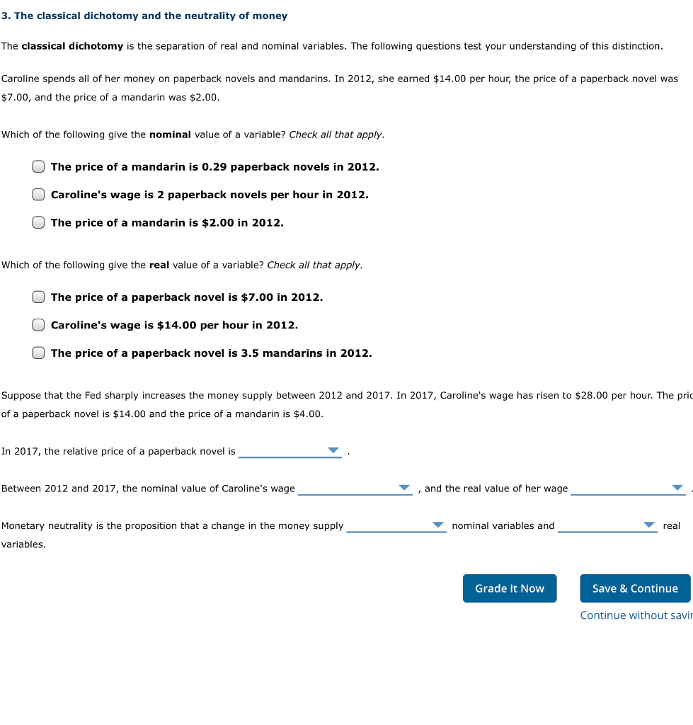 solved-3-the-classical-dichotomy-and-the-neutrality-of-chegg