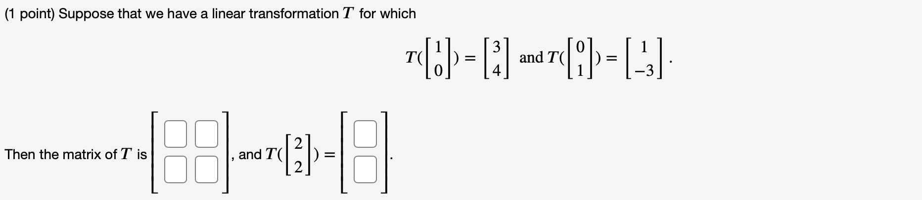 Solved 1. A mapping of vectors from ℝ𝑚 R m to ℝ𝑛 R n of | Chegg.com
