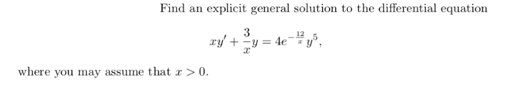Solved Find an explicit general solution to the differential | Chegg.com