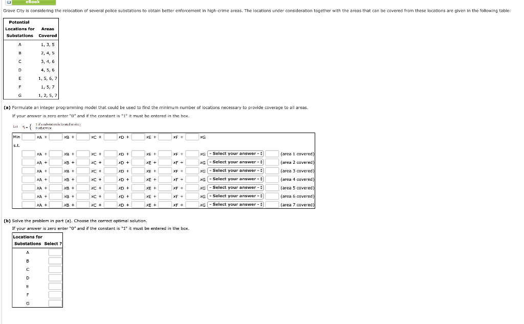 Solved eBook Grave Cty is considering the relocation of | Chegg.com