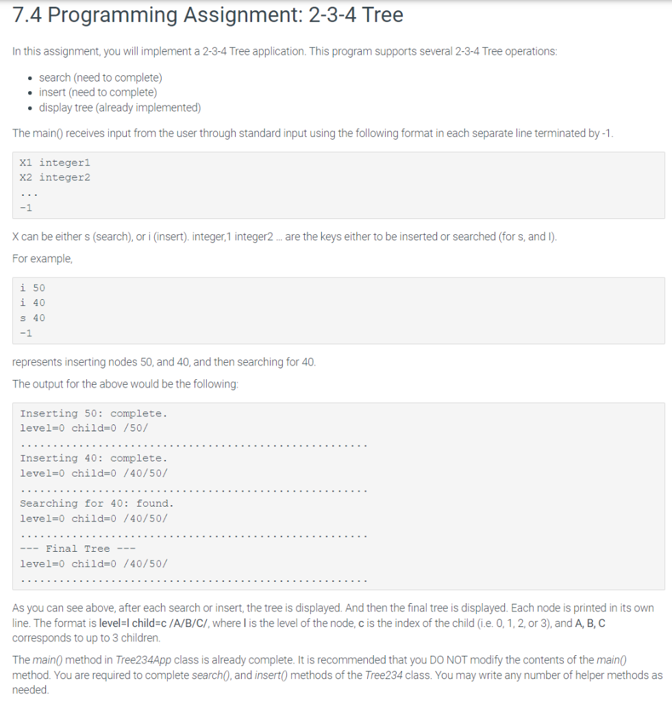 Solved I need this program completed in java. Default | Chegg.com