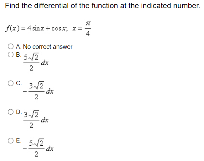 Solved = = Compute Ay and dy for the given values of x and | Chegg.com