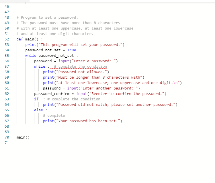 solved-python-the-password-must-have-at-least-8-characters-chegg