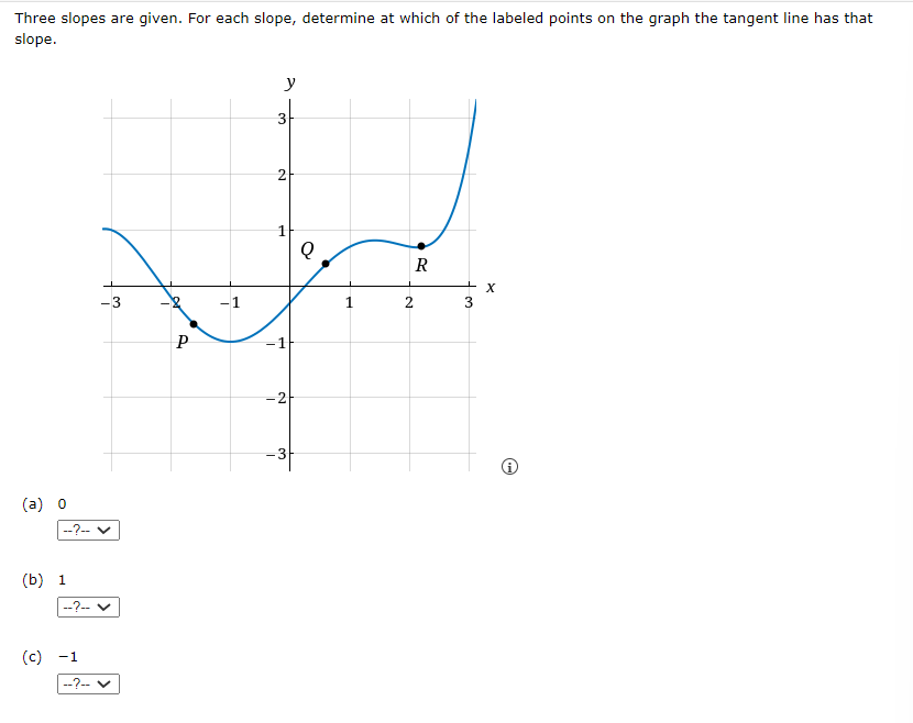 Solved Three slopes are given. For each slope, determine at | Chegg.com