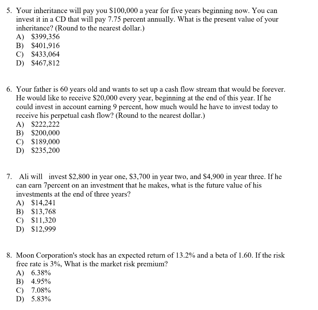 solved-5-your-inheritance-will-pay-you-100-000-a-year-for-chegg