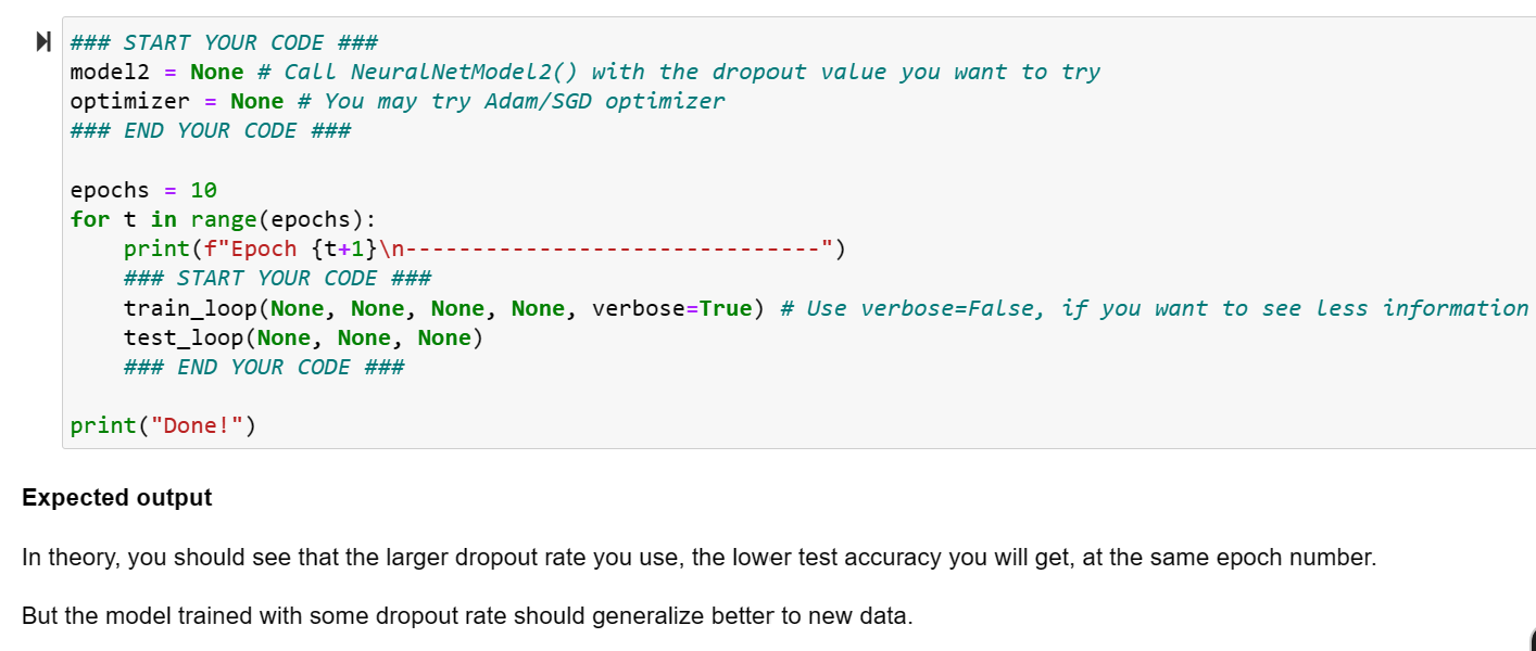 Solved torch.nn.BatchNorm1d() and nn. Dropout() after the
