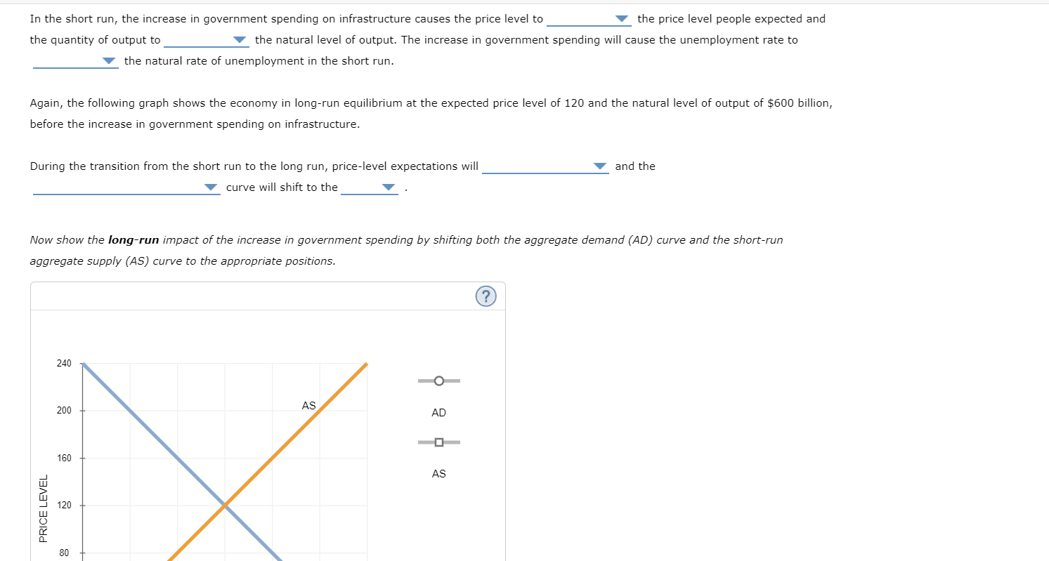 Solved Now show the long-run impact of the increase in | Chegg.com
