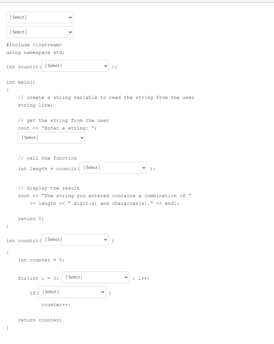 Solved Goals: Write your own C-string processing | Chegg.com