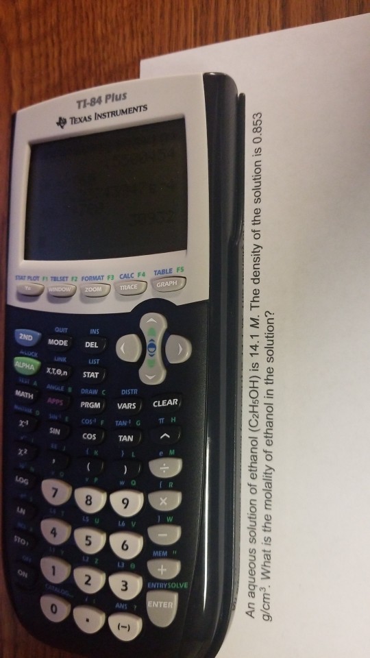 Solved TI84 Plus TEXAS INSTRUMENTS F1 TİLSET F2 FORMAT F3