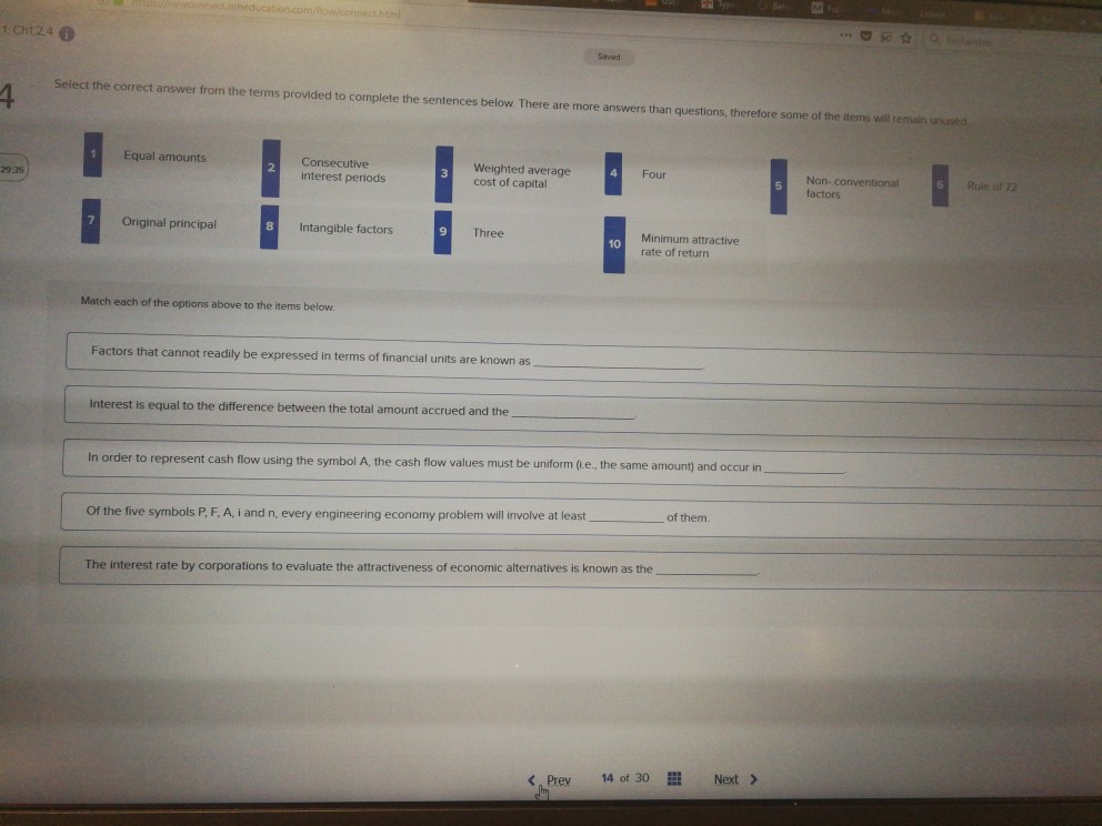 Solved: Select The Correct Answer From The Terms Provided | Chegg.com