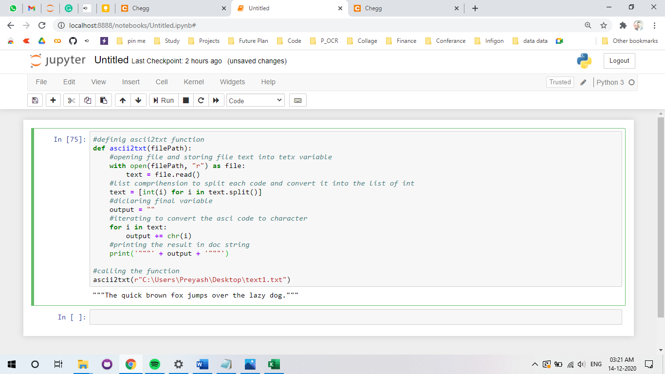 Solved Your Task You are given a text file which contains | Chegg.com