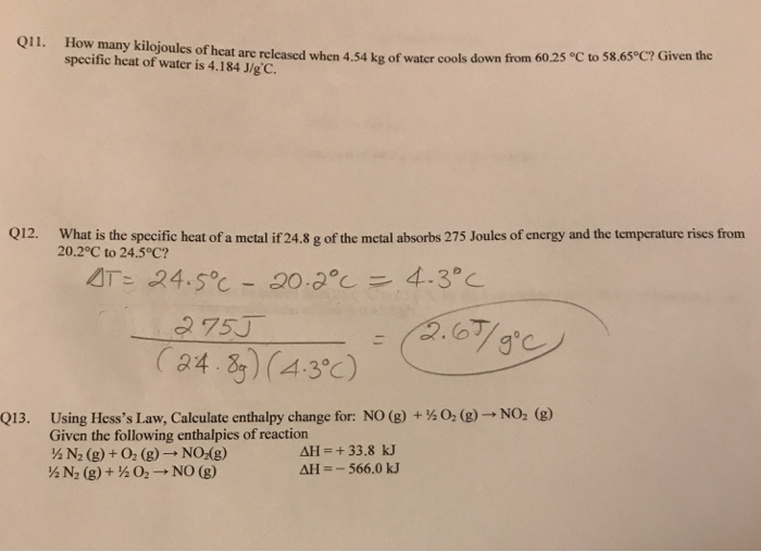 solved-q11-how-many-kilojoules-of-heat-are-released-when-chegg