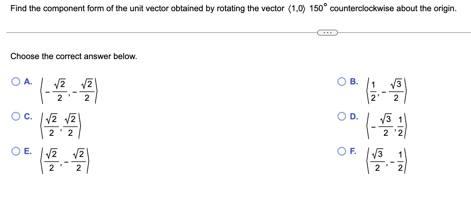 Solved Find the component form of the unit vector obtained | Chegg.com