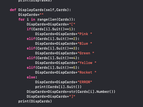 Do: Python DecideDistressCard(self). please refer | Chegg.com