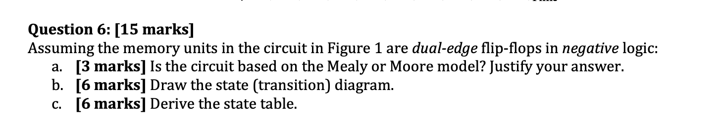 Solved D A F D B Figure 1. Question 6: [15 marks] Assuming | Chegg.com