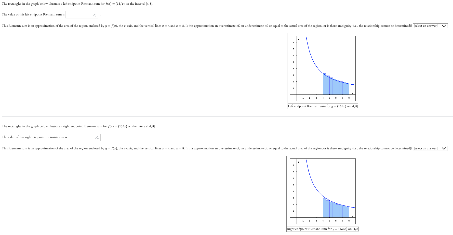Solved The rectangles in the graph below illustrate a right | Chegg.com