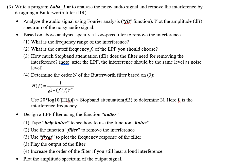 (1) Audio signal r(n). Audio signal in Matlab is | Chegg.com