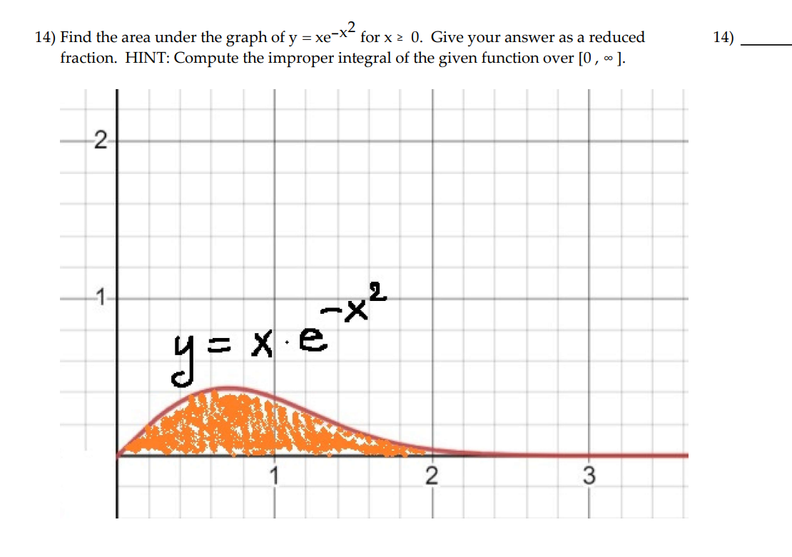 solved-4-find-the-area-under-the-graph-of-y-xe-x2-for-x-0-chegg