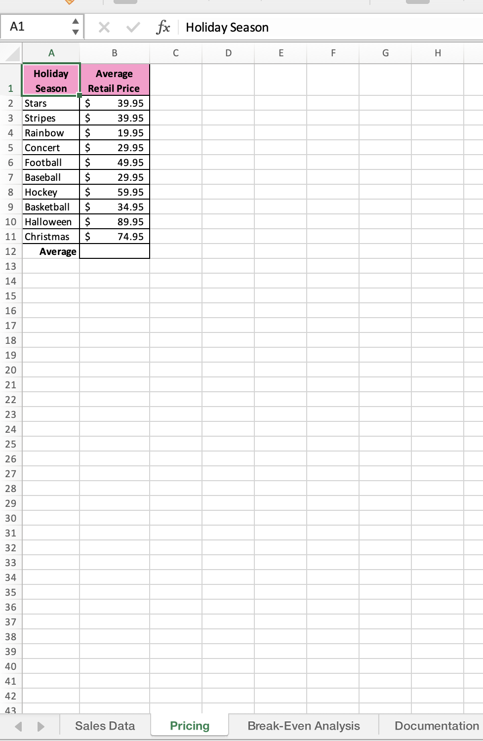 Solved 2 7.5 On the Sales Data worksheet, format the data in | Chegg.com