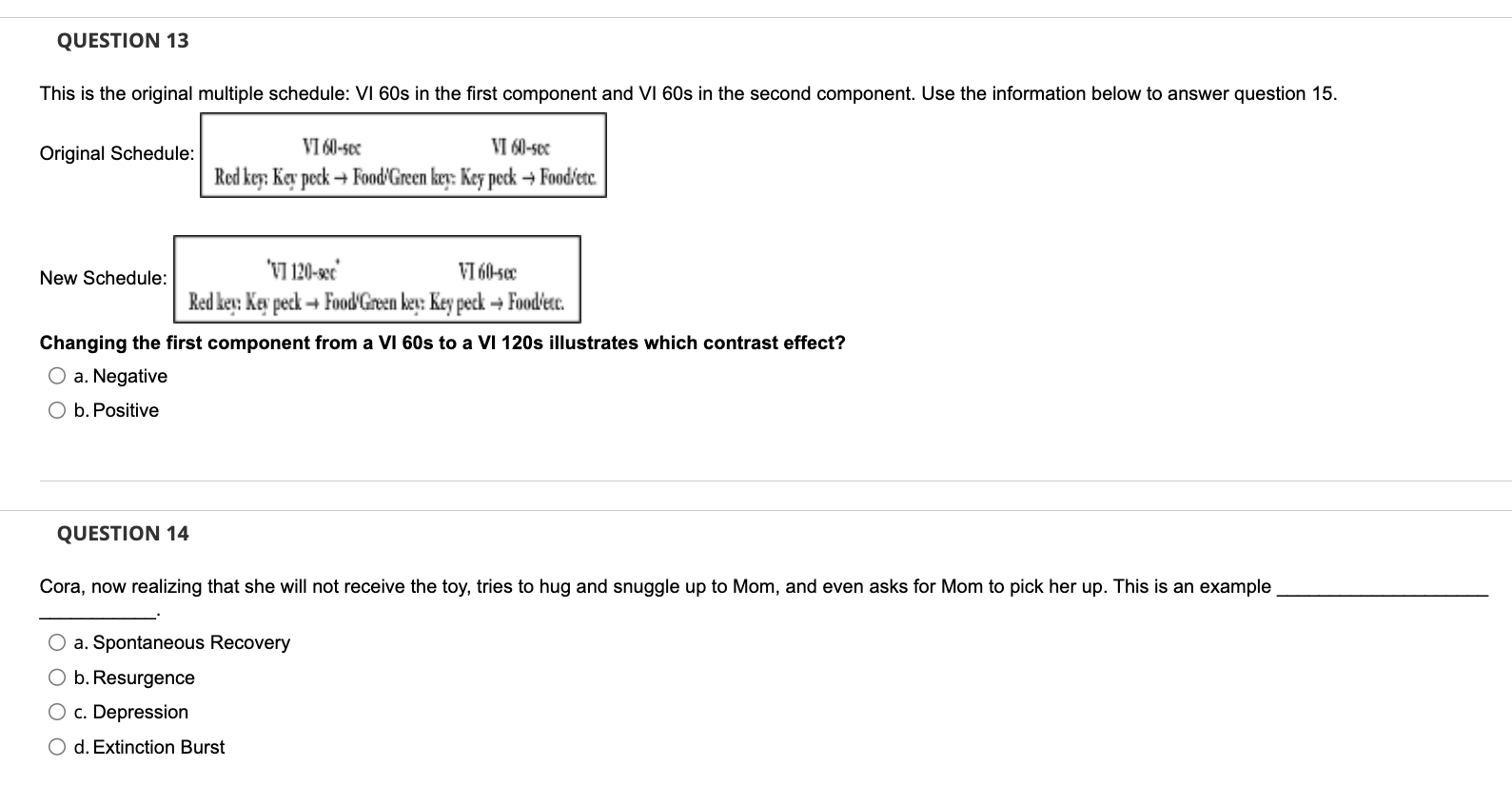 Solved This is the original multiple schedule: VI60 s in the | Chegg.com