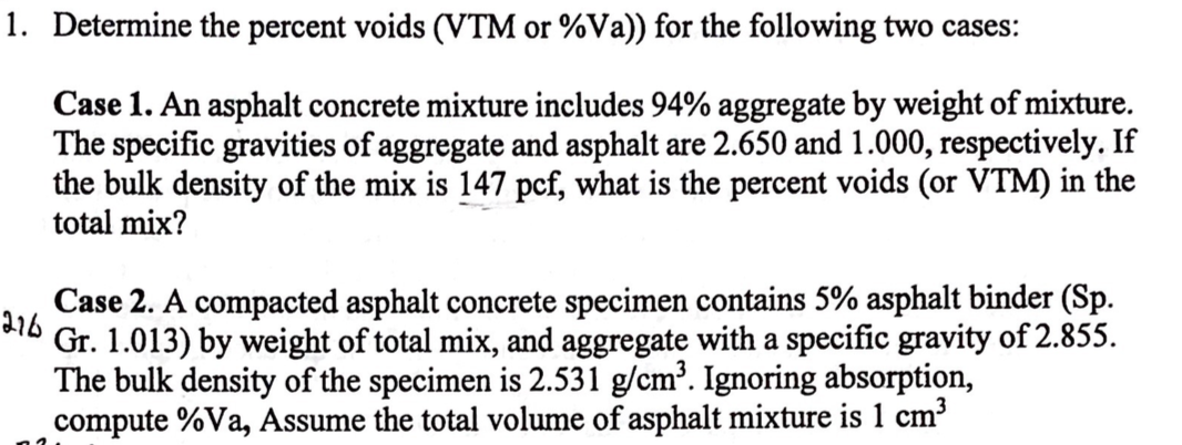 solved-1-determine-the-percent-voids-vtm-or-va-for-the-chegg