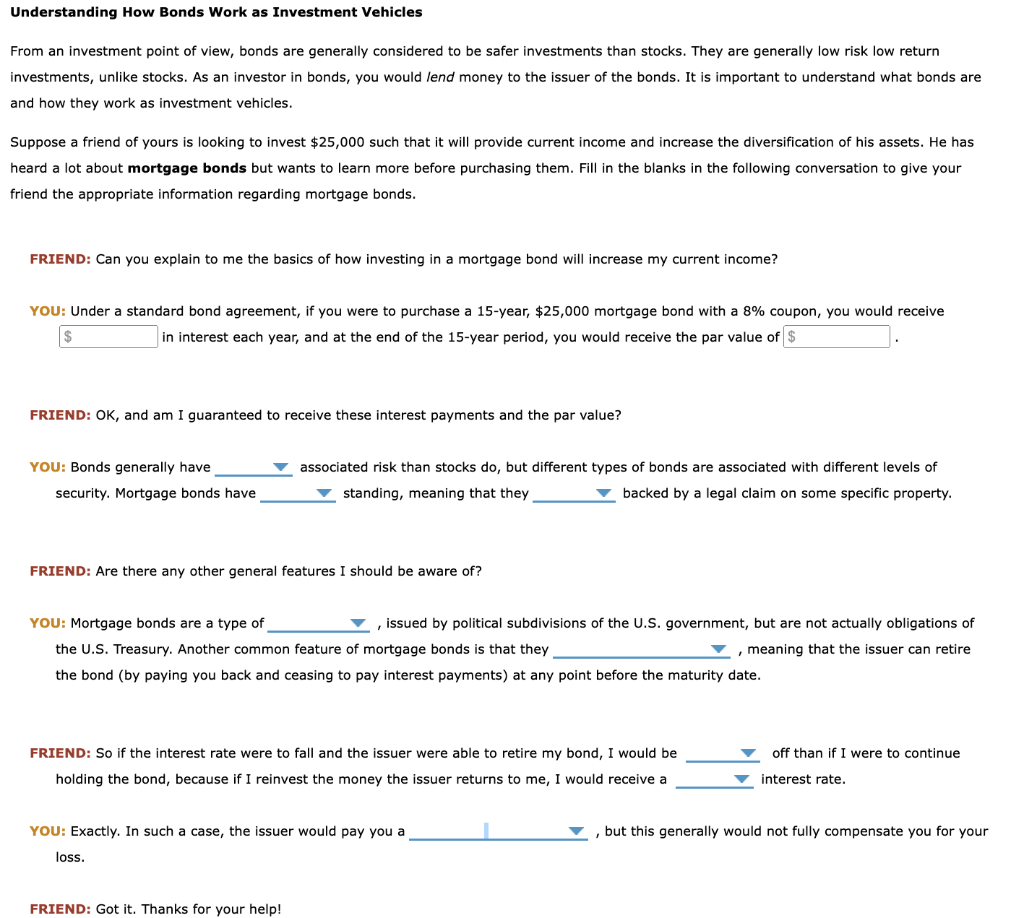 Solved For the drop down options possible options 1) | Chegg.com