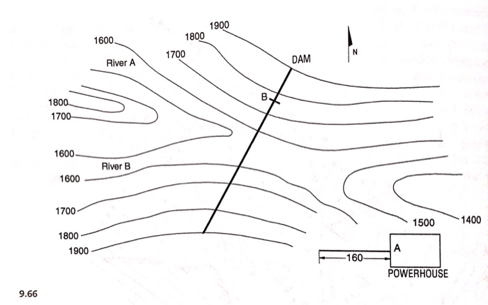 Problems 5. The topographical map in Figure 9.66 | Chegg.com