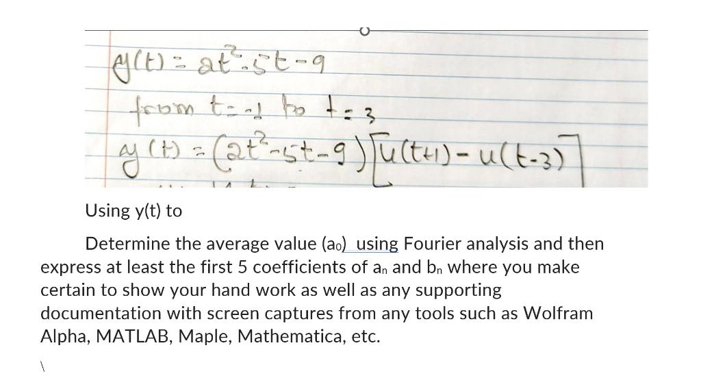 Solved F T 2t2−5t−9f From