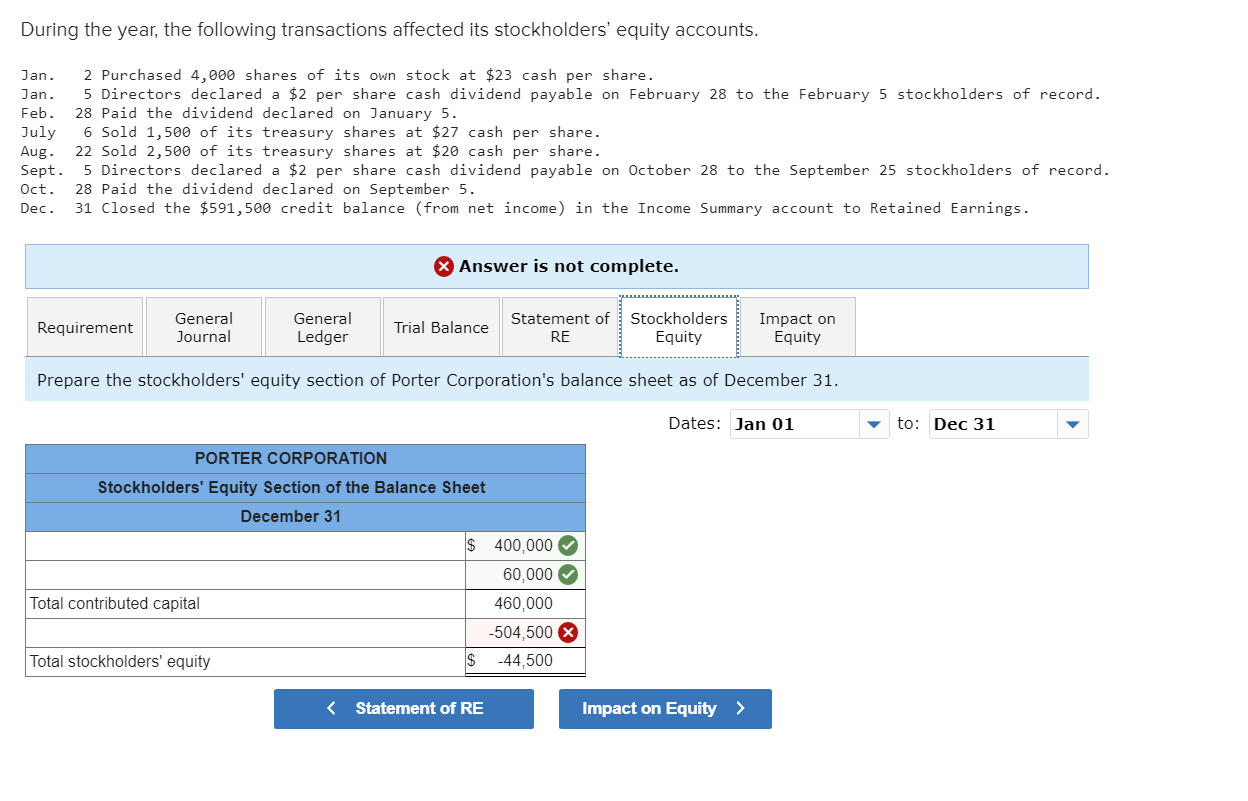 Solved GL1101 - Based on Problem 11-2A LO C3, P2, P3 Porter | Chegg.com