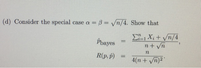 Solved 2. (Bayes Estimator Under Squared Error Loss) Let X | Chegg.com