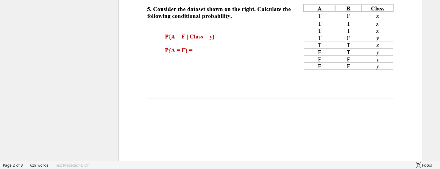 Solved 5. Consider the dataset shown on the right. Calculate | Chegg.com