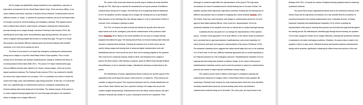 Solved Now that you have finished your capstone project, | Chegg.com