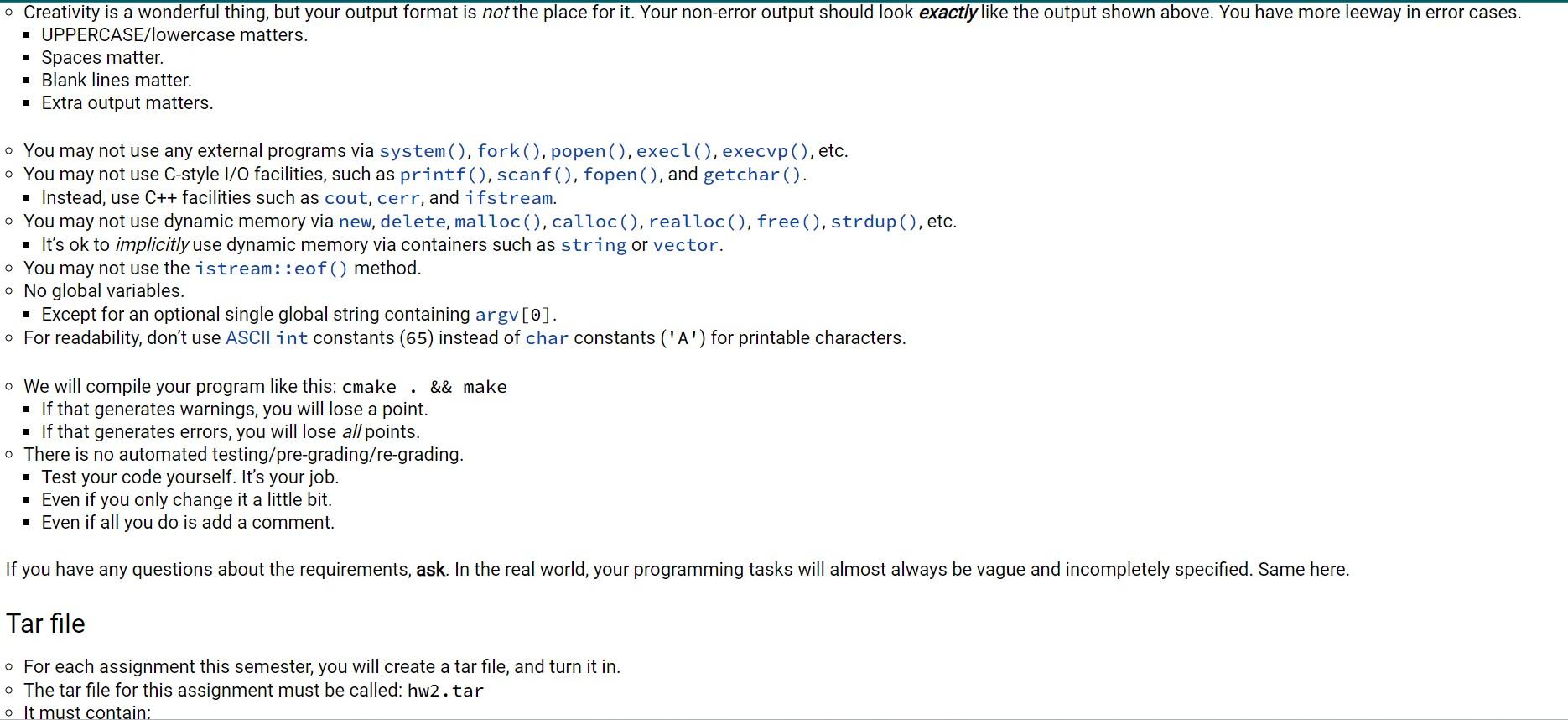 Solved Description For this assignment, you will write a | Chegg.com