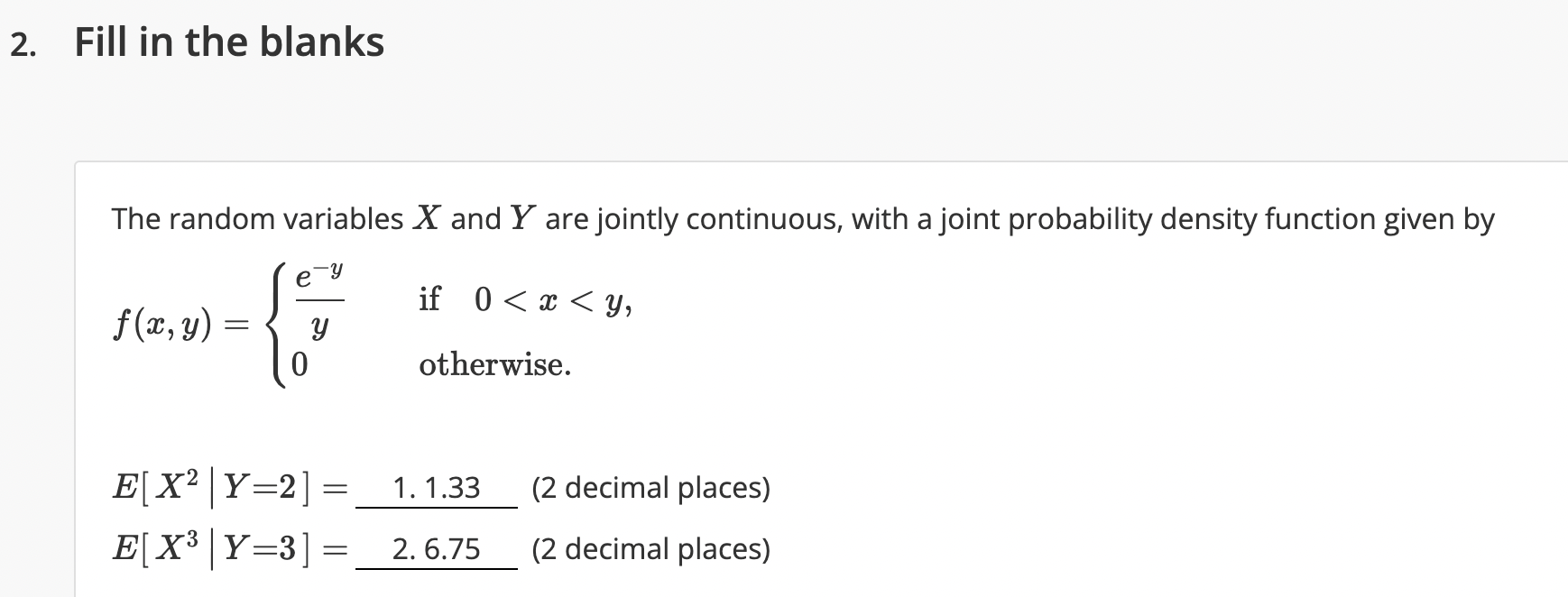 Solved Please Help To Solve This Probability Problem. The | Chegg.com