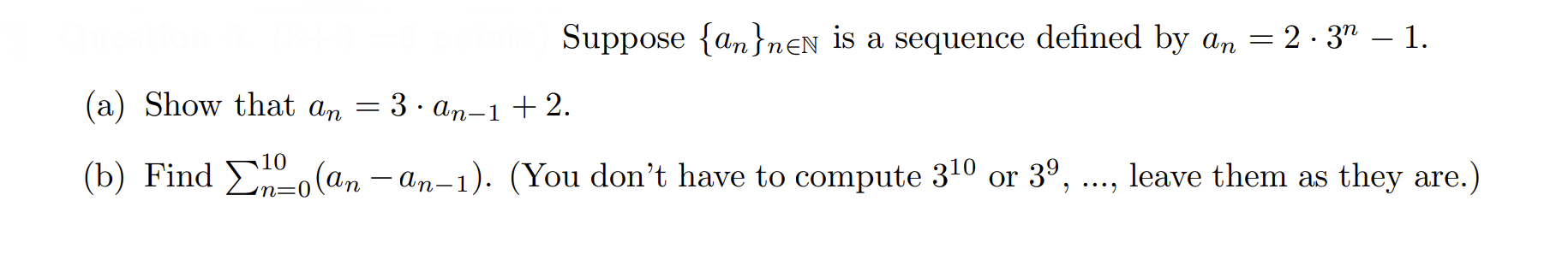 Solved Suppose An Nen Is A Sequence Defined By An 2 · 3 0939