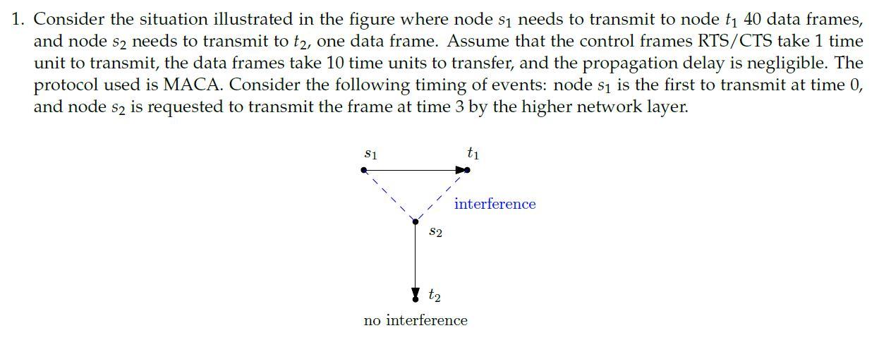 Wireless Networks: Solve for part (d) and Qn. 2 | Chegg.com