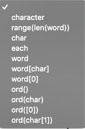 Solved There is a built-in Python function called ord (C) | Chegg.com
