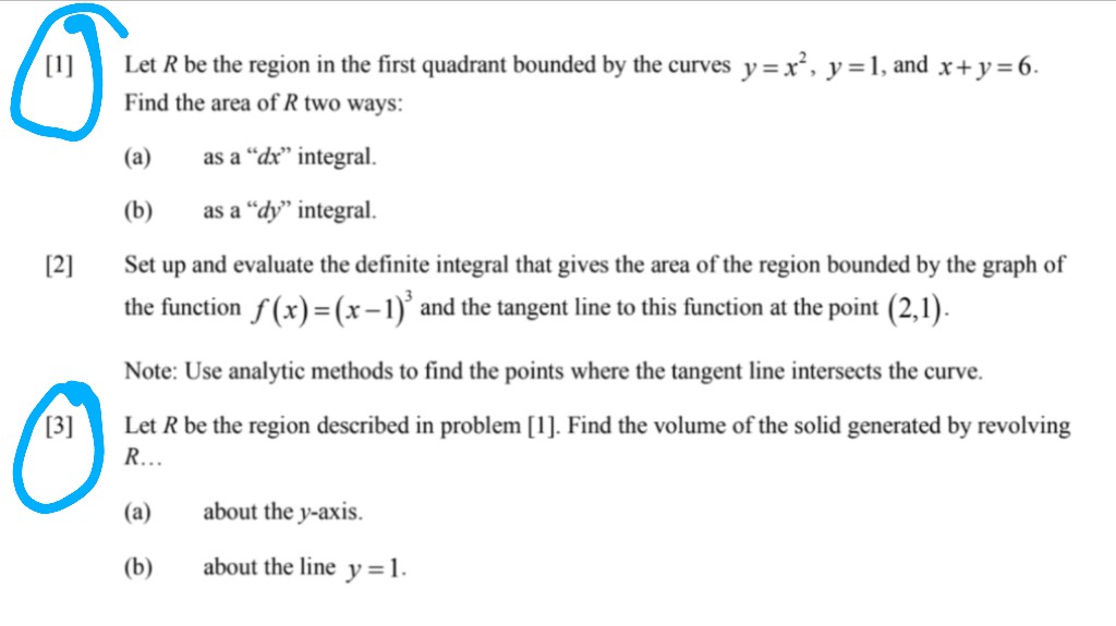 Solved Let R be the region in the first quadrant bounded by | Chegg.com