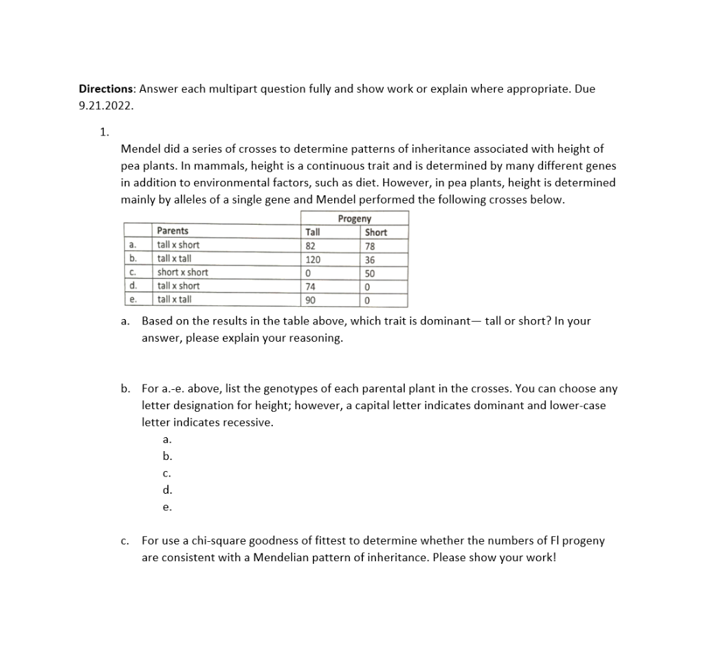 Solved Directions Answer Each Multipart Question Fully And Chegg Com