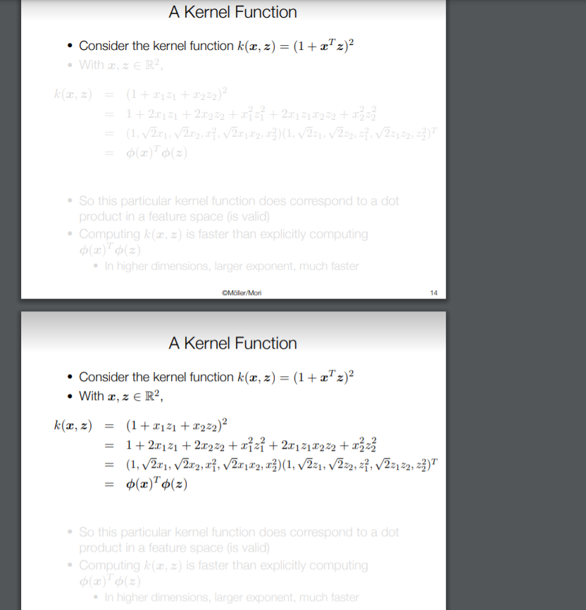 Kernel Trick • In previous lectures on linear models, | Chegg.com
