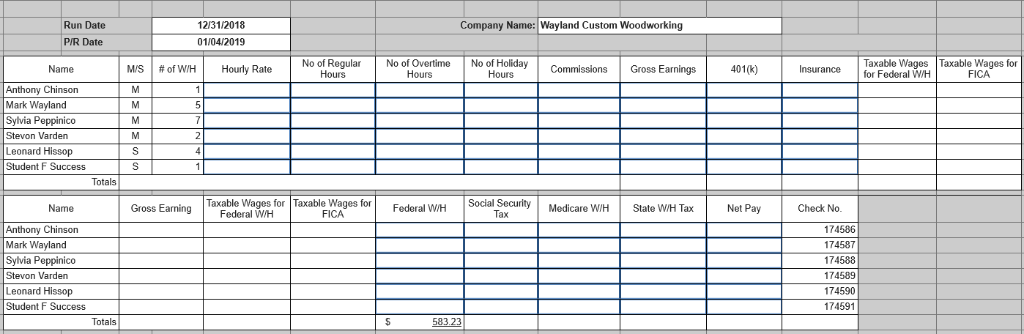 Wayland Custom Woodworking Is A Firm That Chegg
