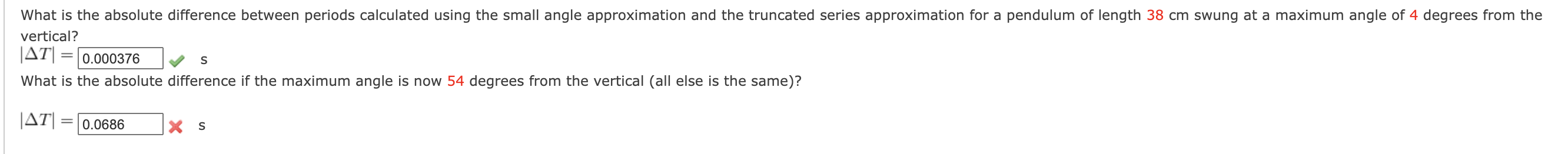 Solved What is the absolute difference between periods | Chegg.com