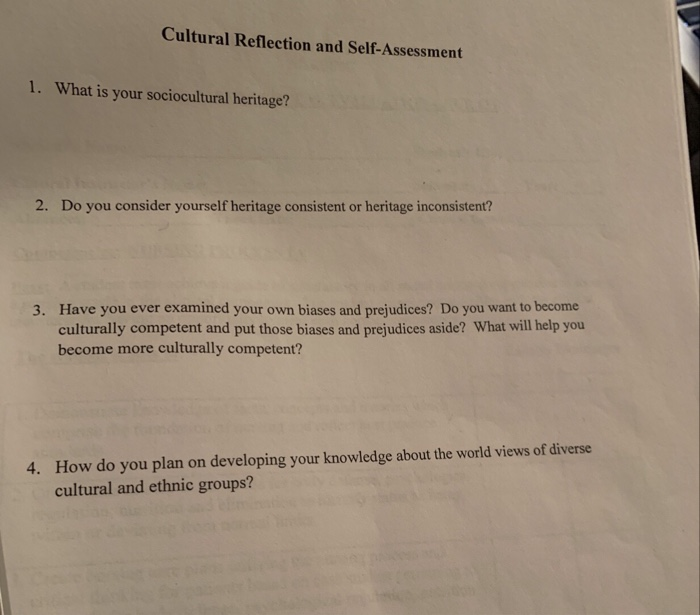 cultural-reflection-and-self-assessment-1-what-is-chegg