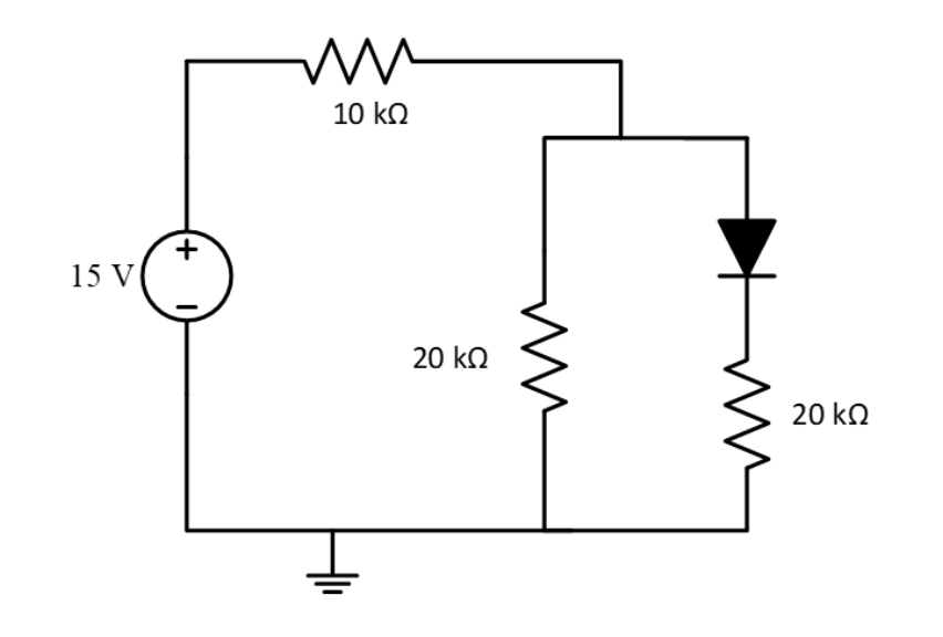 Solved Find the load line equation of the above circuit. | Chegg.com