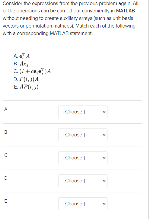 Solved Consider the expressions from the previous problem | Chegg.com