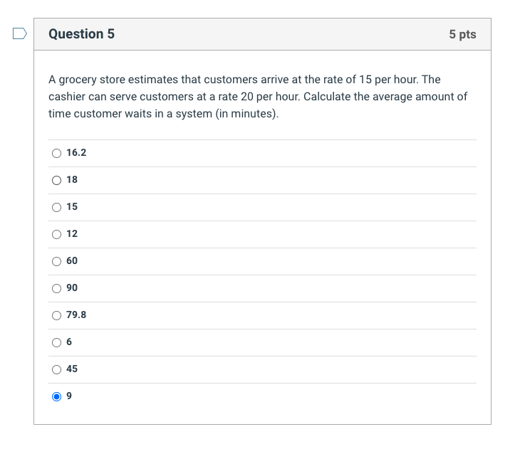 Solved A grocery store estimates that customers arrive at