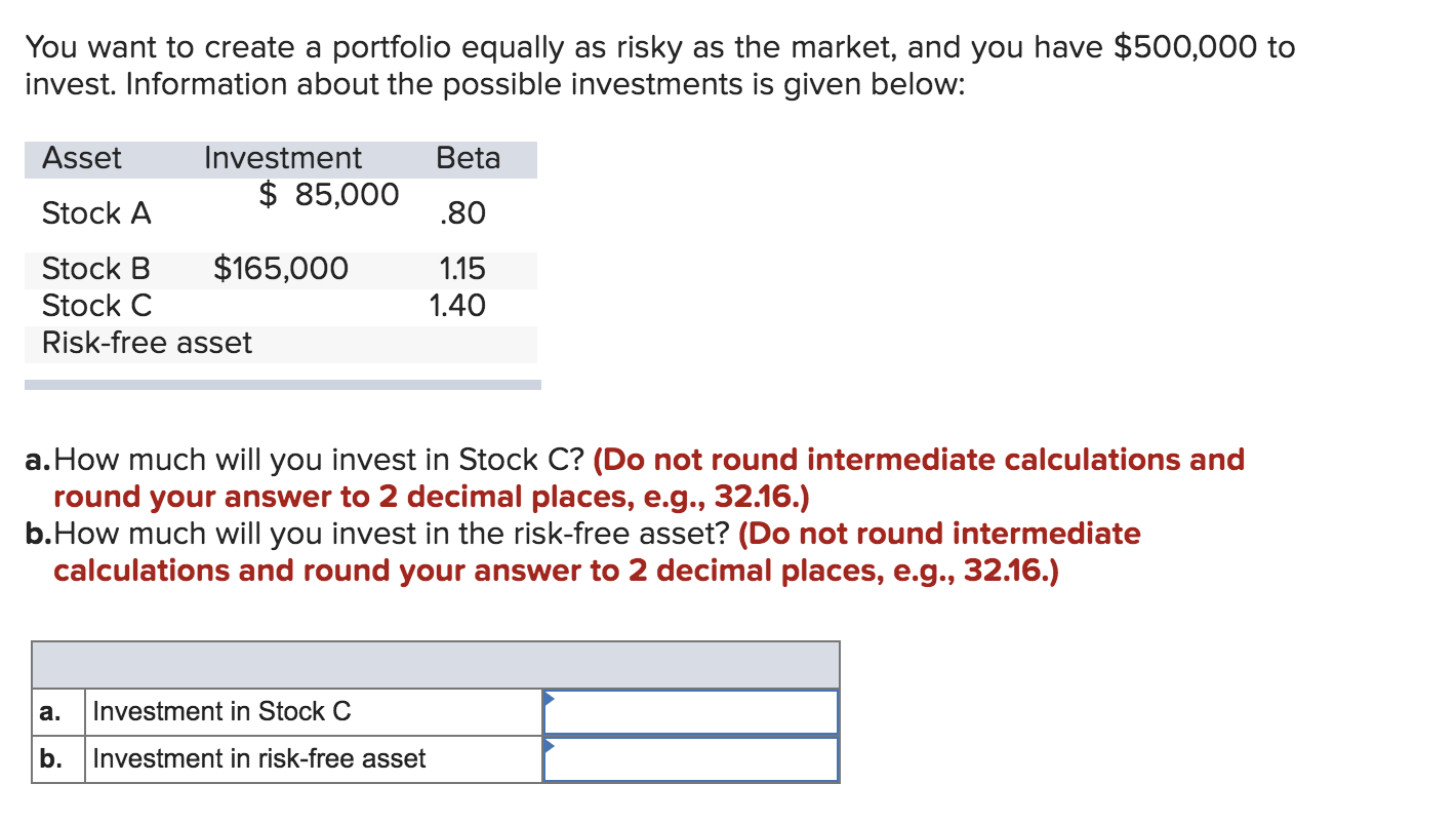 Solved Consider the following information: Rate of Return if | Chegg.com