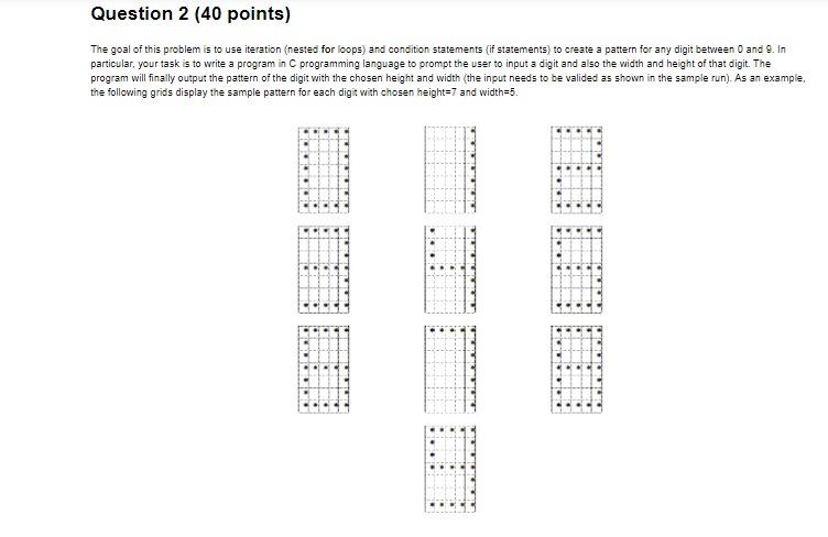 Solved Question 2 (40 points) The goal of this problem is to | Chegg.com