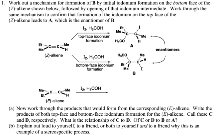 Solved Work Out A Mechanism For Formation Of B By Initial | Chegg.com